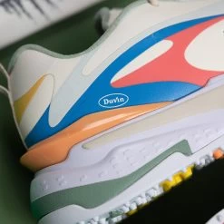 PUMA Golf Shoes - Duvin GS-FAST - Frosty White - Regal Blue AW23 -Fashion Golf puma duvin detail shot 0006 layer 4 1
