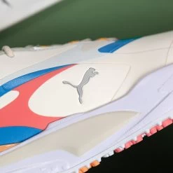 PUMA Golf Shoes - Duvin GS-FAST - Frosty White - Regal Blue AW23 -Fashion Golf puma duvin detail shot 0008 layer 2 1