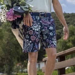 PUMA Golf Shorts - Liberty Short - Navy Blazer AW23 -Fashion Golf puma liberty paisley model 0004 layer 3