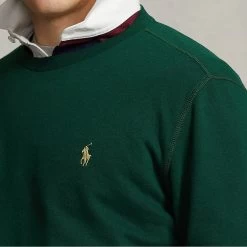 Ralph Lauren POLO Golf Jumper - Fleece Crew Neck - Moss Agate AW23 -Fashion Golf ralph lauren polo golf jumper fleece crew neck moss agate aw23 710875152007 43