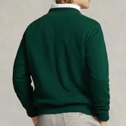 Ralph Lauren POLO Golf Jumper - Fleece Crew Neck - Moss Agate AW23 -Fashion Golf ralph lauren polo golf jumper fleece crew neck moss agate aw23 710875152007 44