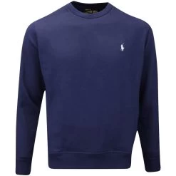 Ralph Lauren POLO Golf Jumper - Fleece Crew Neck - Refined Navy AW23