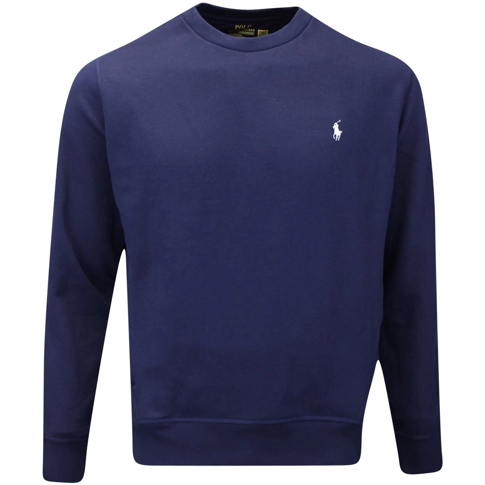 Ralph Lauren POLO Golf Jumper - Fleece Crew Neck - Refined Navy AW23 3 Ralph Lauren POLO Golf Jumper - Fleece Crew Neck - Refined Navy AW23