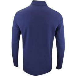 Ralph Lauren POLO Golf Shirt - LS Stretch Pique - Refined Navy AW23 -Fashion Golf ralph lauren polo golf shirt ls stretch pique refined navy aw23 413319 36