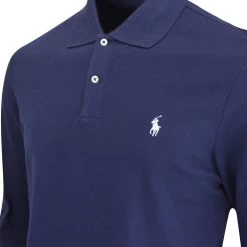 Ralph Lauren POLO Golf Shirt - LS Stretch Pique - Refined Navy AW23 -Fashion Golf ralph lauren polo golf shirt ls stretch pique refined navy aw23 413319 37