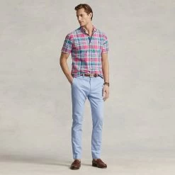 Ralph Lauren POLO Golf Trousers - Stretch Chino - Elite Blue SS23 -Fashion Golf ralph lauren polo golf trousers stretch chino elite blue ss23 710880711003 e