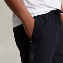 RLX Athleisure Shorts - Athletic Lined - Polo Black SS23 -Fashion Golf rlx athleisure shorts athletic lined polo black ss23 784881416003 b