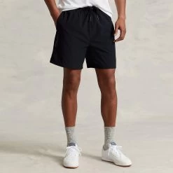 RLX Athleisure Shorts - Athletic Lined - Polo Black SS23 -Fashion Golf rlx athleisure shorts athletic lined polo black ss23 784881416003 d