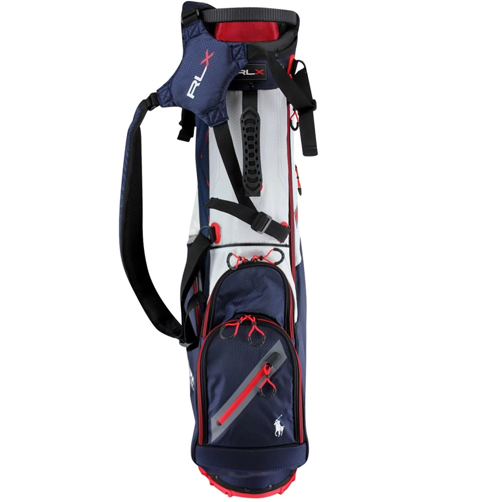 RLX Golf Bag - PP Tour Ripstop Stand - Navy - White 2023 4 RLX Golf Bag - PP Tour Ripstop Stand - Navy - White 2023 - Image 2