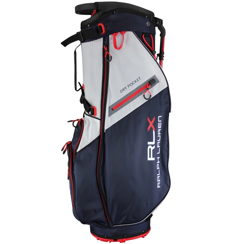 RLX Golf Bag - PP Tour Ripstop Stand - Navy - White 2023 3 RLX Golf Bag - PP Tour Ripstop Stand - Navy - White 2023