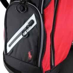 RLX Golf Bag - PP Tour Ripstop Stand - Red - Black 2023 -Fashion Golf rlx golf bag pp tour ripstop stand red black 2023 453908649 003 b