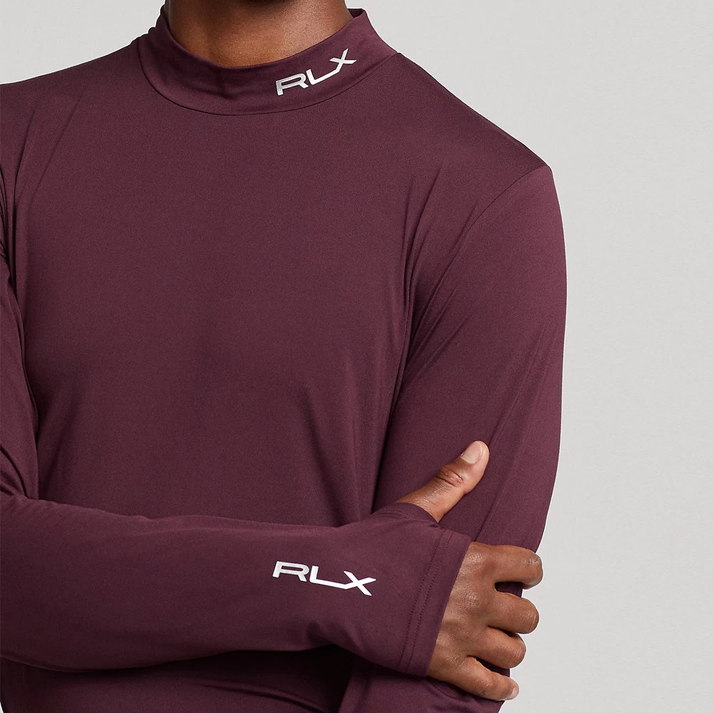 RLX Golf Base Layer - Peached Airflow LS Mock - Harvard Wine AW23 9 RLX Golf Base Layer - Peached Airflow LS Mock - Harvard Wine AW23 - Image 7