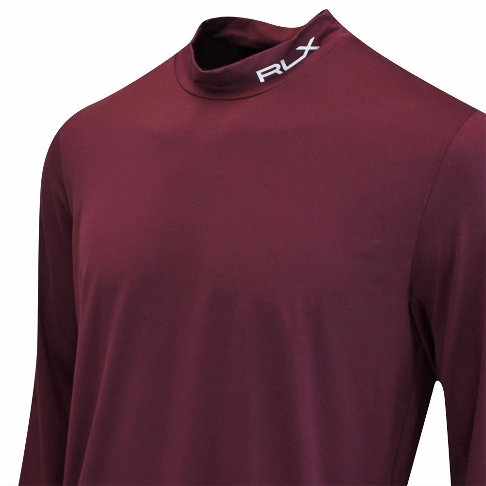 RLX Golf Base Layer - Peached Airflow LS Mock - Harvard Wine AW23 6 RLX Golf Base Layer - Peached Airflow LS Mock - Harvard Wine AW23 - Image 4