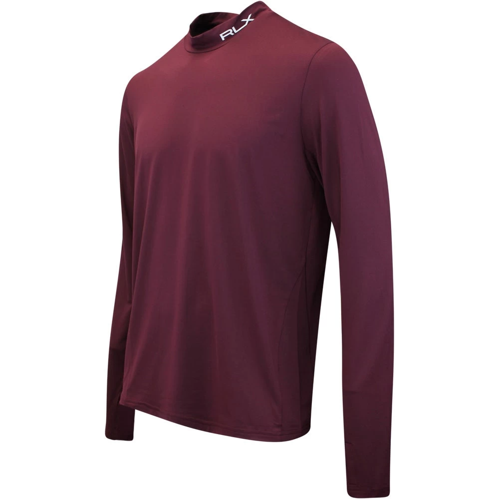 RLX Golf Base Layer - Peached Airflow LS Mock - Harvard Wine AW23 4 RLX Golf Base Layer - Peached Airflow LS Mock - Harvard Wine AW23 - Image 2