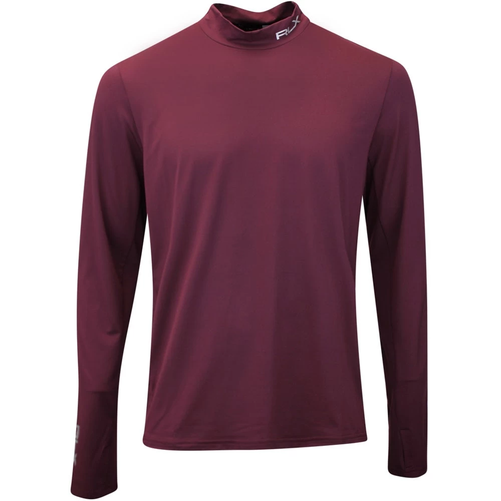 RLX Golf Base Layer - Peached Airflow LS Mock - Harvard Wine AW23 3 RLX Golf Base Layer - Peached Airflow LS Mock - Harvard Wine AW23