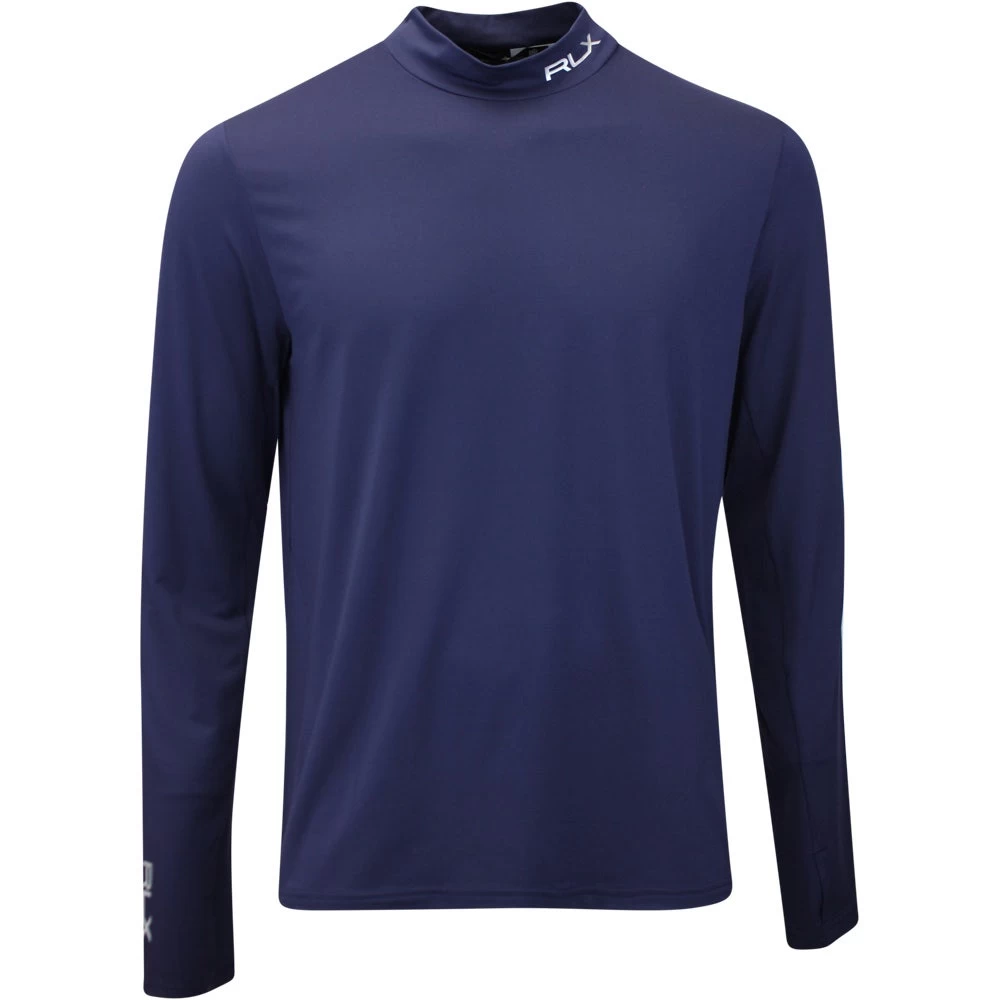 RLX Golf Base Layer - Peached Airflow LS Mock - Refined Navy AW23 2 RLX Golf Base Layer - Peached Airflow LS Mock - Refined Navy AW23