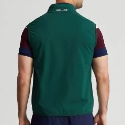 RLX Golf Gilet - Tech Terry Vest - Green Houndstooth AW23 -Fashion Golf rlx golf gilet tech terry vest green houndstooth aw23 golfposer 28