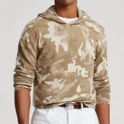 RLX Golf Hoodie - Cashmere Knit Pullover - Player Camo SS23 -Fashion Golf rlx golf hoodie cashmere knit pullover player camo ss23 785899361001 c