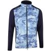 RLX Golf Jacket - Camo Quilted Coolwool - Mid Blue SS23 -Fashion Golf rlx golf jacket camo quilted coolwool mid blue ss23 785899289001 p