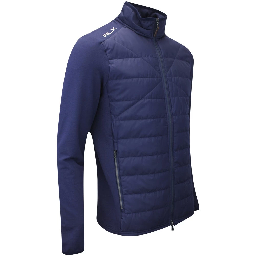 RLX Golf Jacket - Quilted Coolwool FZ - Refined Navy AW23 4 RLX Golf Jacket - Quilted Coolwool FZ - Refined Navy AW23 - Image 2