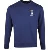 RLX Golf Jumper - Bear Logo Crew Neck - Refined Navy AW23 -Fashion Golf rlx golf jumper bear logo crew neck refined navy aw23 785919997001 103