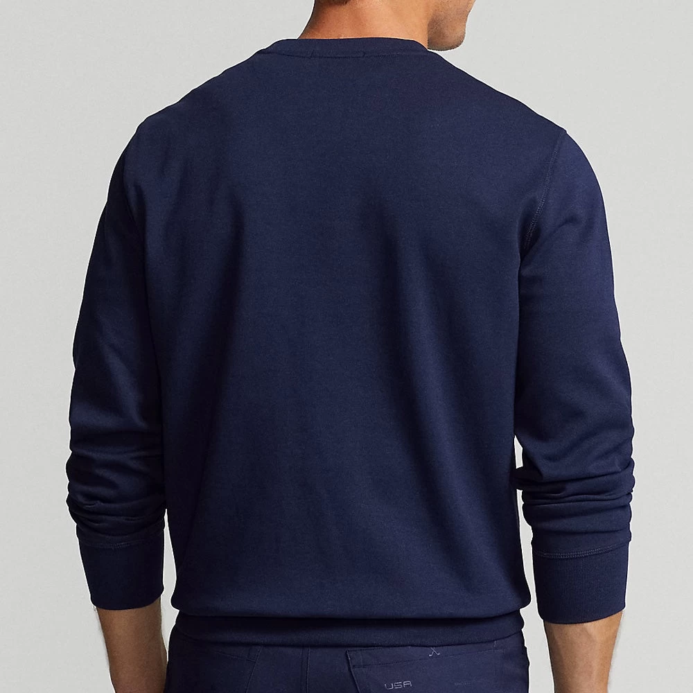 RLX Golf Jumper - Bear Logo Crew Neck - Refined Navy AW23 8 RLX Golf Jumper - Bear Logo Crew Neck - Refined Navy AW23 - Image 6