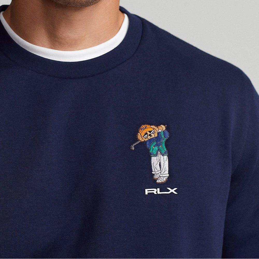 RLX Golf Jumper - Bear Logo Crew Neck - Refined Navy AW23 9 RLX Golf Jumper - Bear Logo Crew Neck - Refined Navy AW23 - Image 7