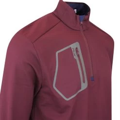 RLX Golf Pullover - Brushback Tech Jersey - Harvard Wine AW23 -Fashion Golf rlx golf pullover brushback tech jersey harvard wine aw23 image 37
