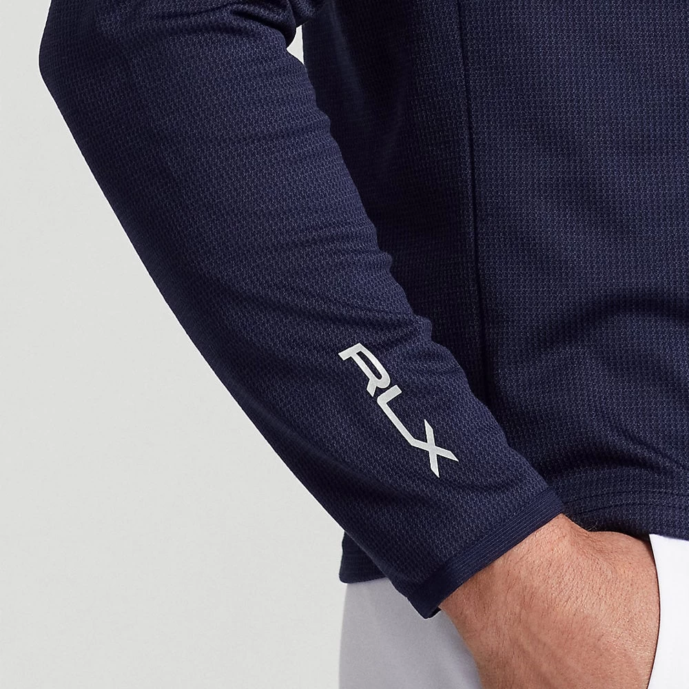 RLX Golf Pullover - Brushback Tech Jersey - Navy Houndstooth AW23 9 RLX Golf Pullover - Brushback Tech Jersey - Navy Houndstooth AW23 - Image 7