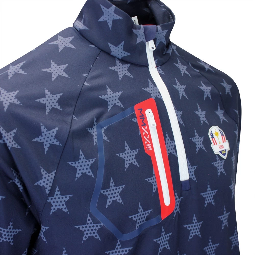 RLX Golf Pullover - Ryder Cup Brushback QZ - Team USA 2023 6 RLX Golf Pullover - Ryder Cup Brushback QZ - Team USA 2023 - Image 4