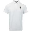RLX Golf Shirt - Airtech Bear Logo Polo - Ceramic White AW23 -Fashion Golf rlx golf shirt airtech bear logo polo ceramic white aw23 50494317 100 108