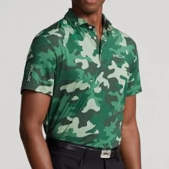 RLX Golf Shirt - Camo Driver Printed Airflow - Moss Agate AW23 -Fashion Golf rlx golf shirt camo driver printed airflow moss agate aw23 785918201001 8