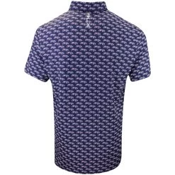 RLX Golf Shirt - Speedster Printed Airflow - Refined Navy AW23 -Fashion Golf rlx golf shirt speedster printed airflow refined navy aw23 image 141