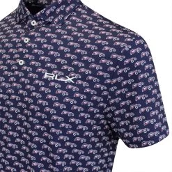 RLX Golf Shirt - Speedster Printed Airflow - Refined Navy AW23 -Fashion Golf rlx golf shirt speedster printed airflow refined navy aw23 image 142