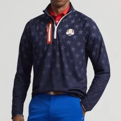 RLX Golf Pullover - Ryder Cup Brushback QZ - Team USA 2023 14 RLX Golf Pullover - Ryder Cup Brushback QZ - Team USA 2023 -Fashion Golf rlx ralph lauren detail shot 0008 s7 1488030 alternate10