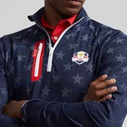RLX Golf Pullover - Ryder Cup Brushback QZ - Team USA 2023 16 RLX Golf Pullover - Ryder Cup Brushback QZ - Team USA 2023 -Fashion Golf rlx ralph lauren detail shot 0008 s7 1488030 alternate11