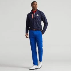 RLX Golf Pullover - Ryder Cup Brushback QZ - Team USA 2023 17 RLX Golf Pullover - Ryder Cup Brushback QZ - Team USA 2023 -Fashion Golf rlx ralph lauren detail shot 0010 s7 1488030 alternate1