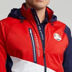 RLX Golf Pullover - Ryder Cup Windbreaker - Team USA 2023 -Fashion Golf rlx ralph lauren detail shot 0024 s7 1488006 alternate5
